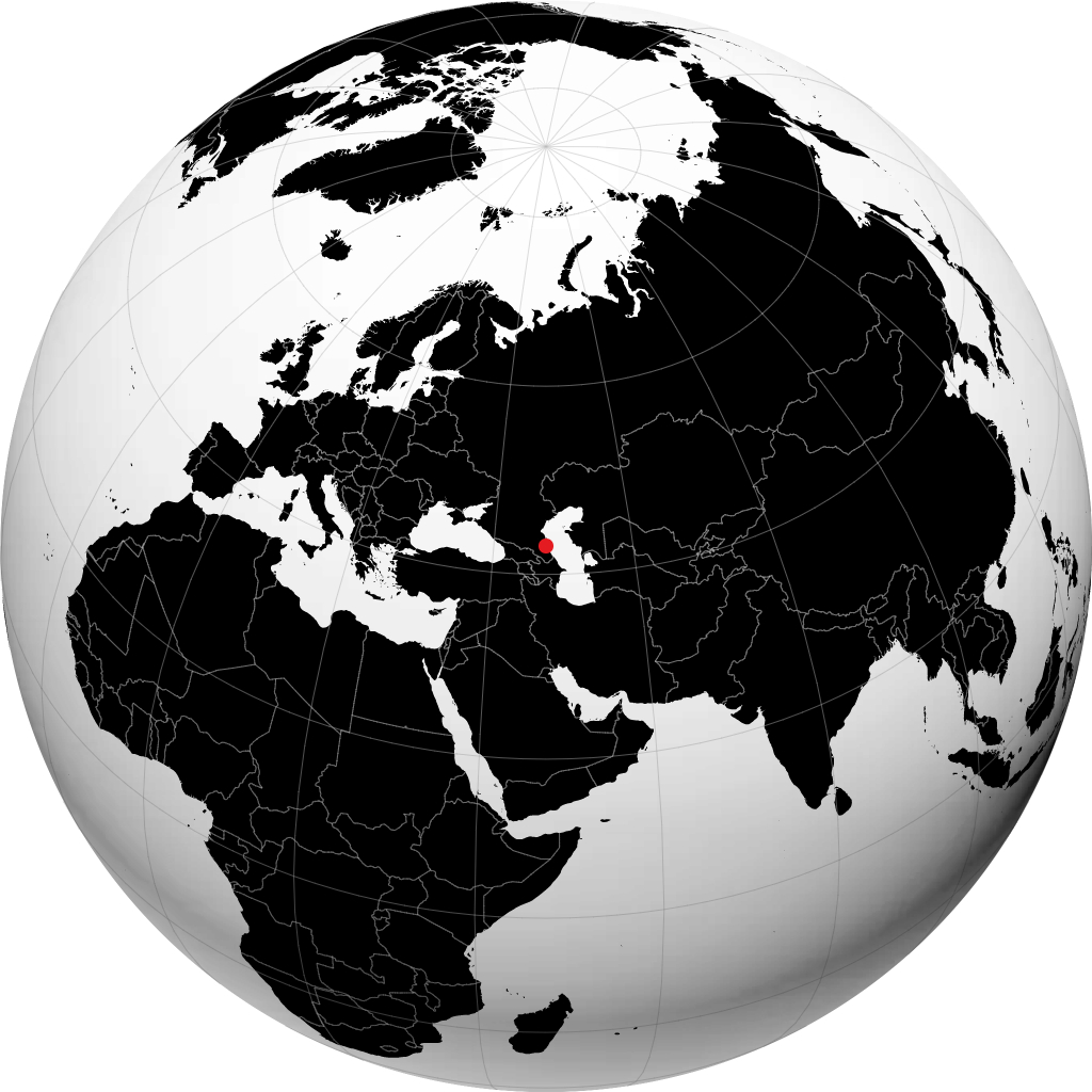 Makhachkala di globe