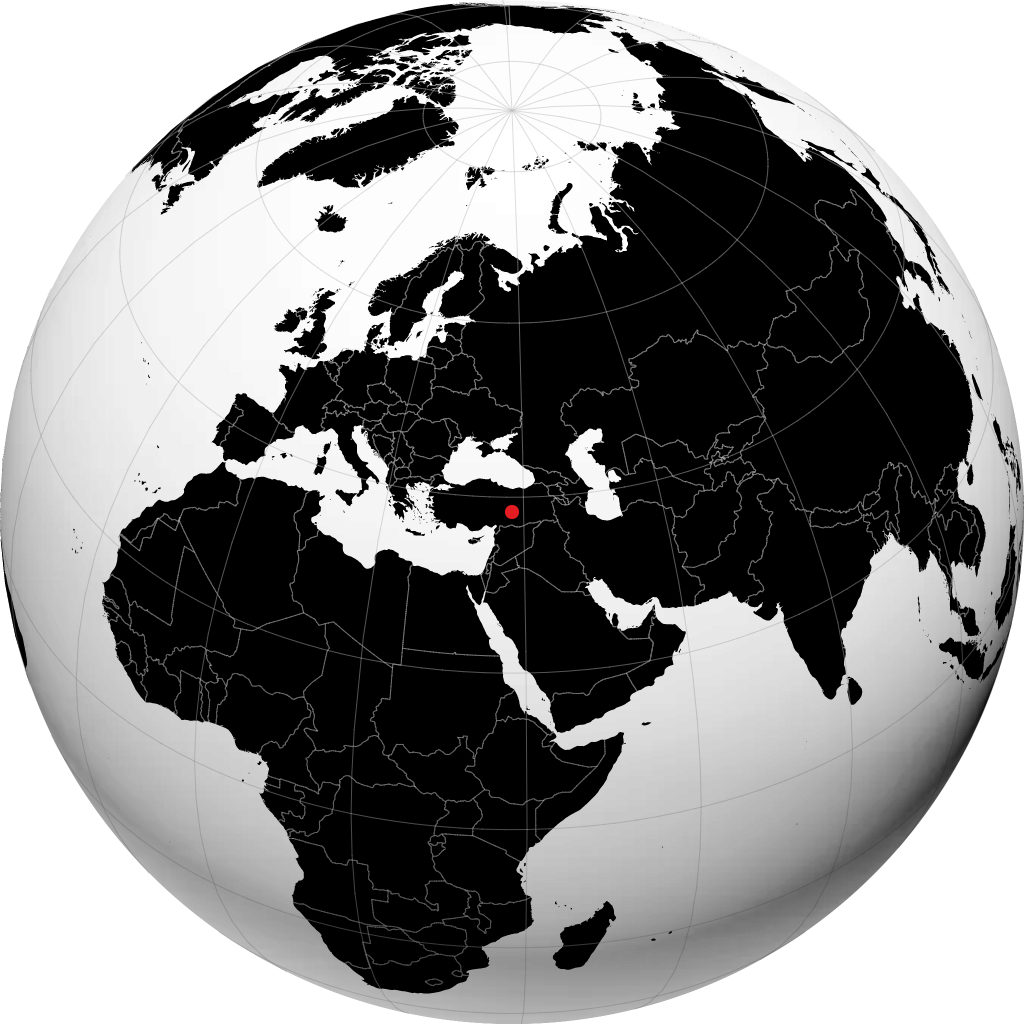 Malatya di globe