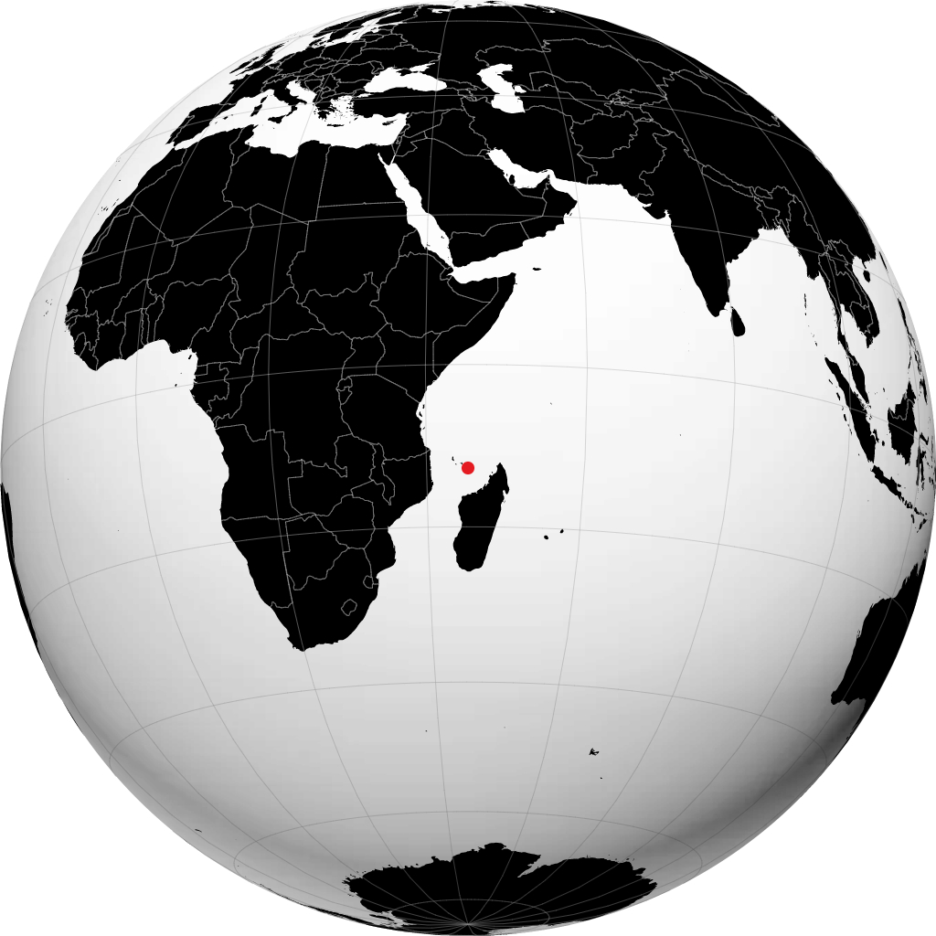 Mamoudzou di globe