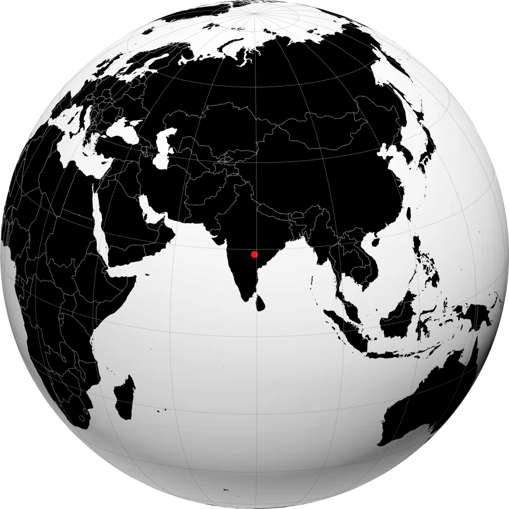 Mancherial di globe