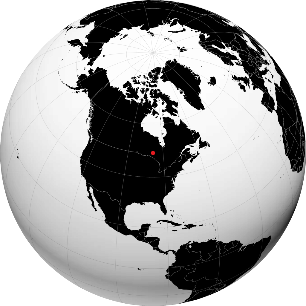 Manitouwadge di globe