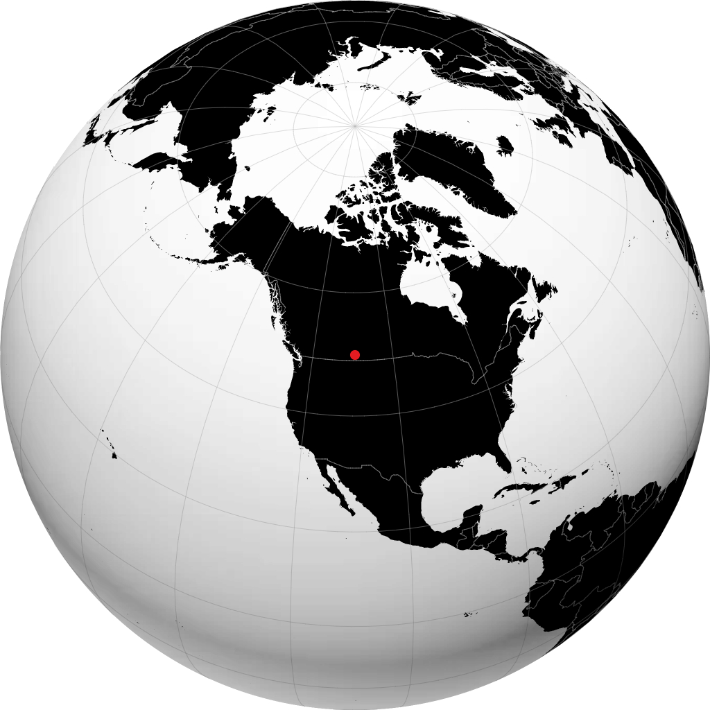 Maple Creek di globe