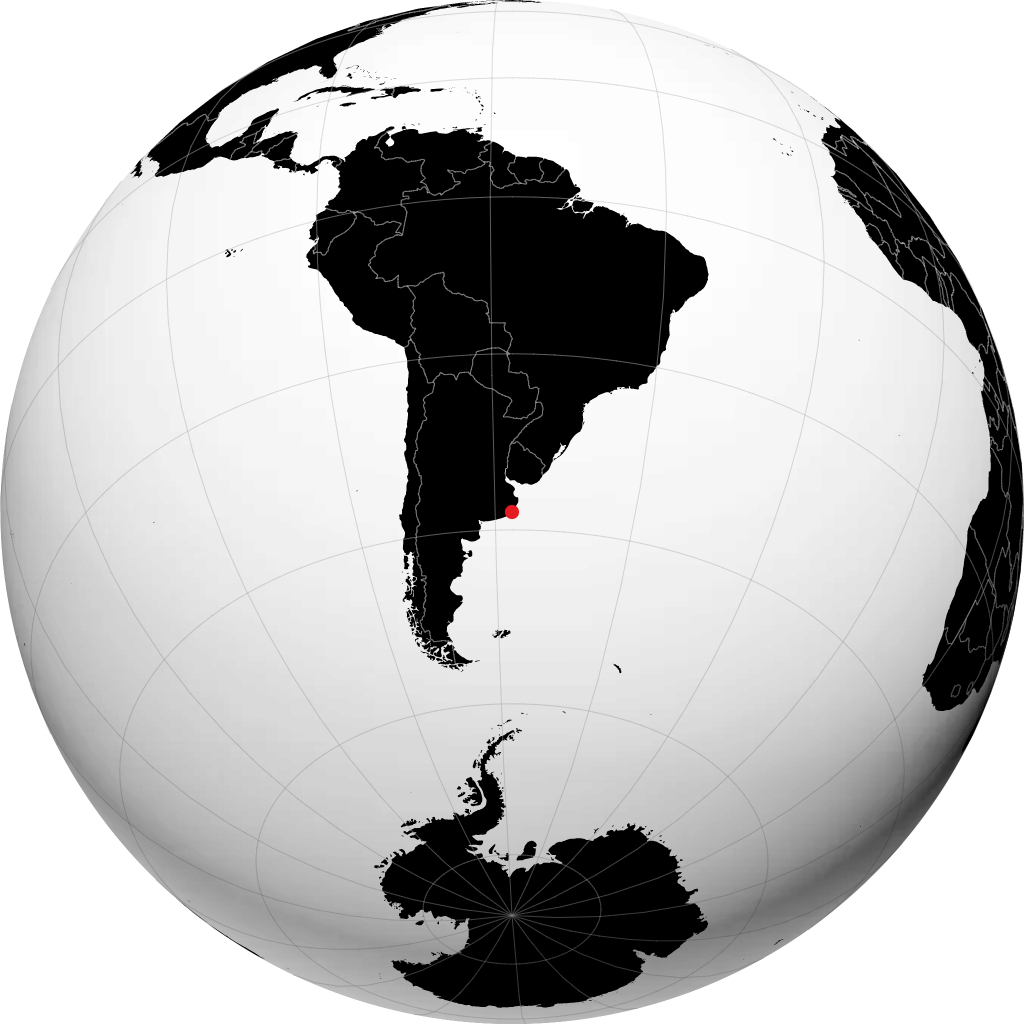 Mar del Plata di globe