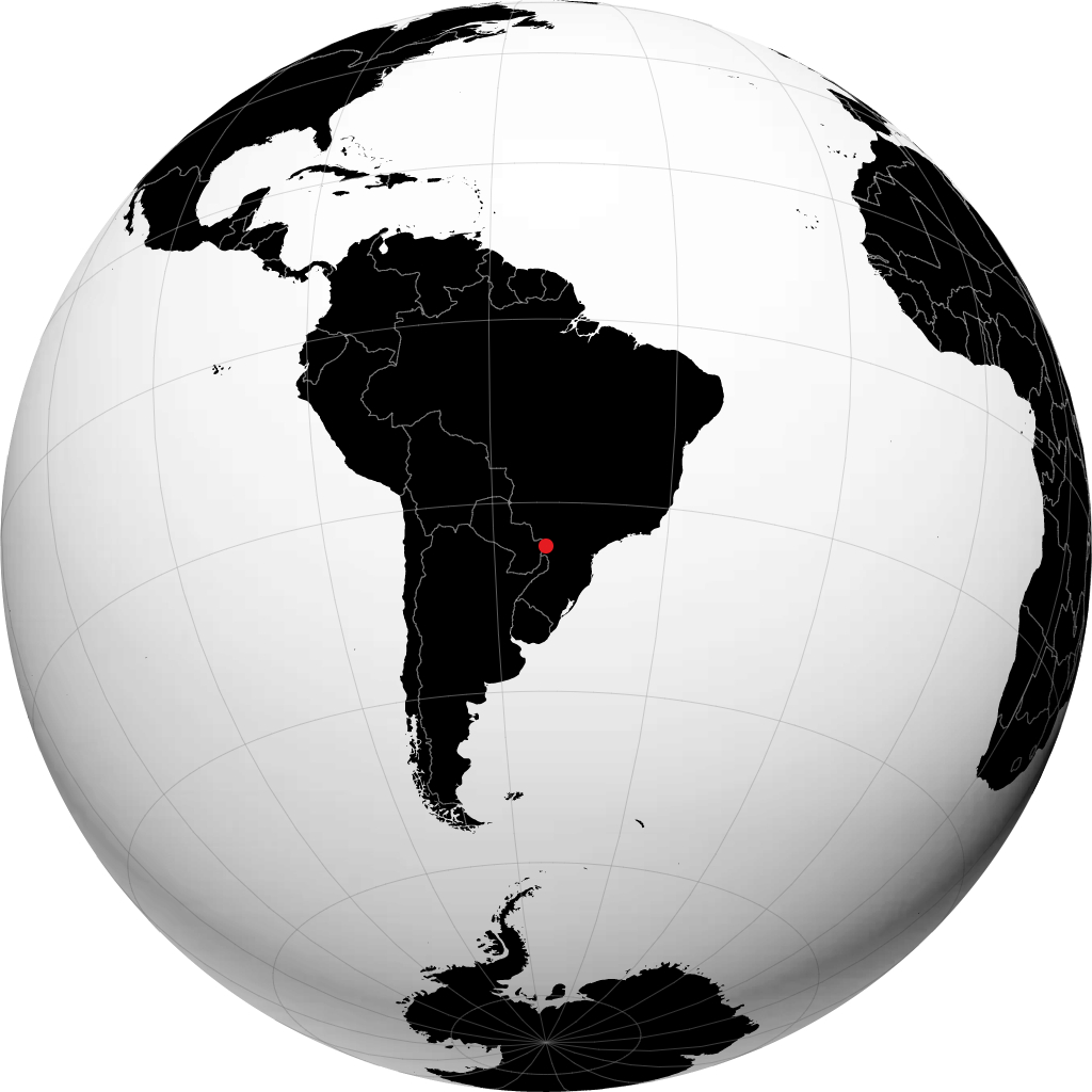 Marechal Candido Rondon di globe