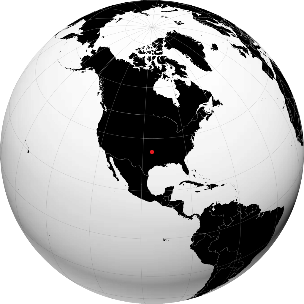 McAlester di globe
