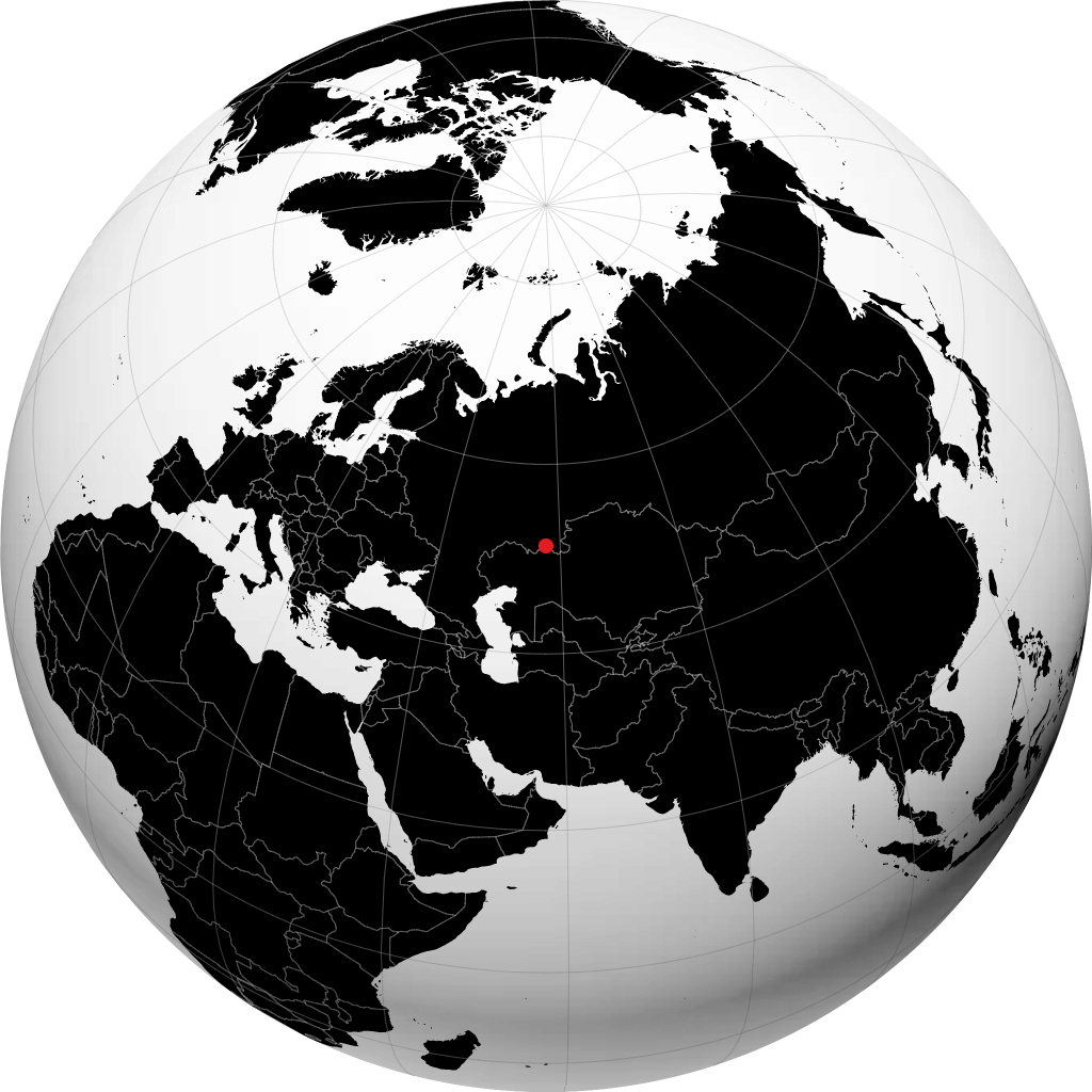 Mednogorsk di globe