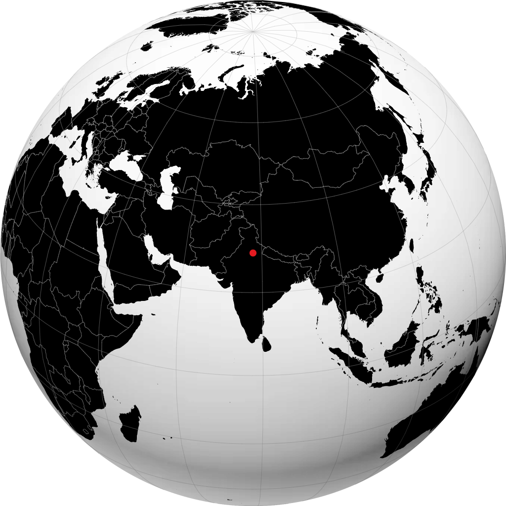 Meerut di globe