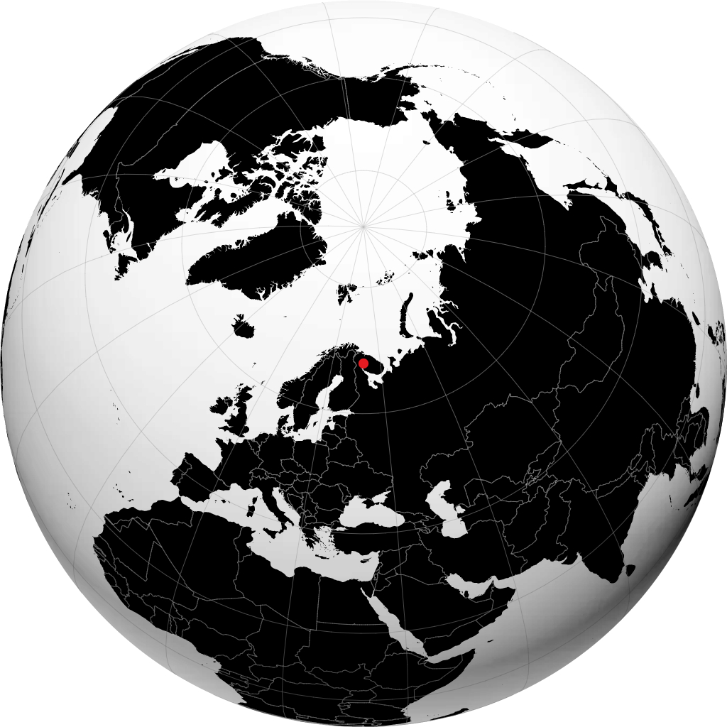 Monchegorsk di globe