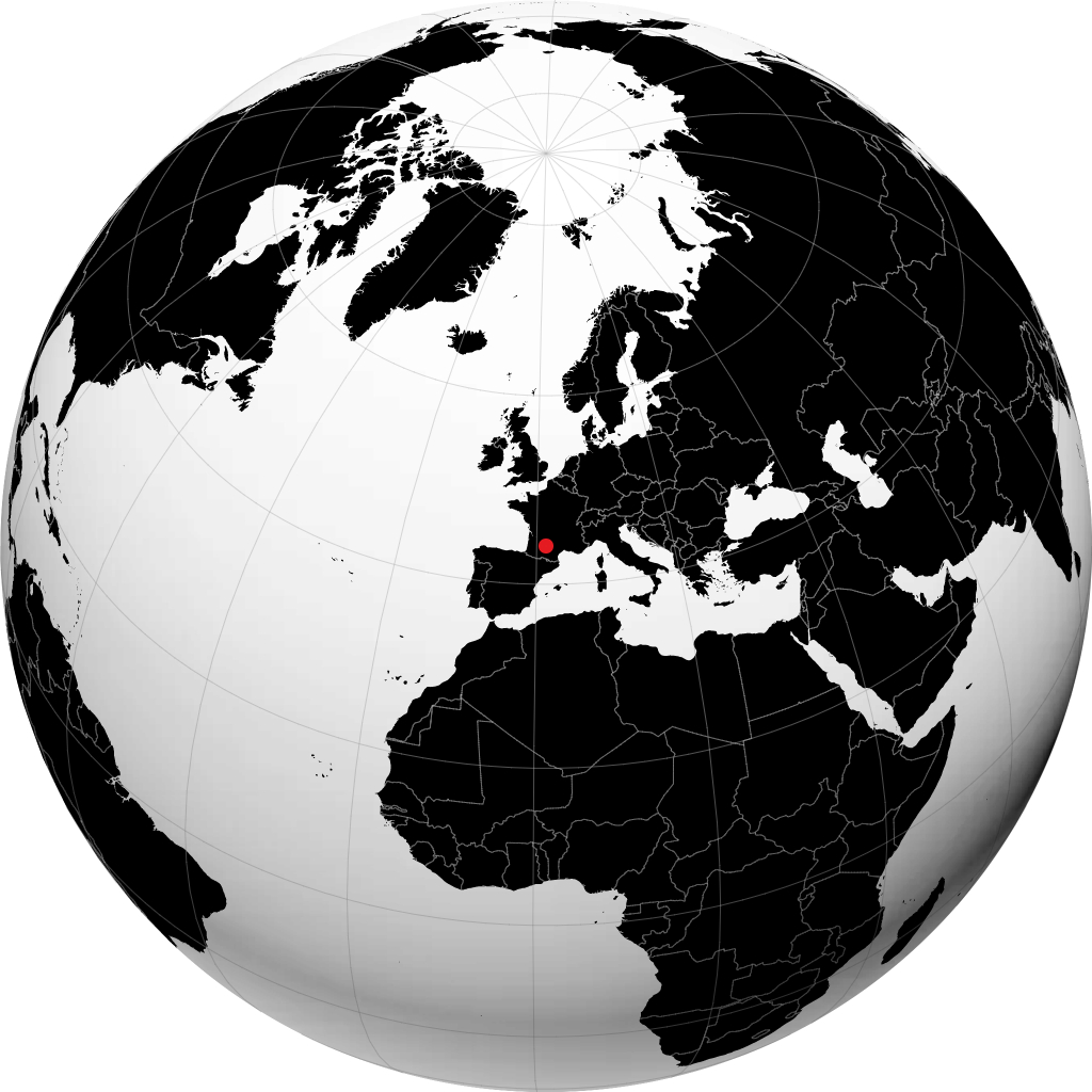 Montauban di globe