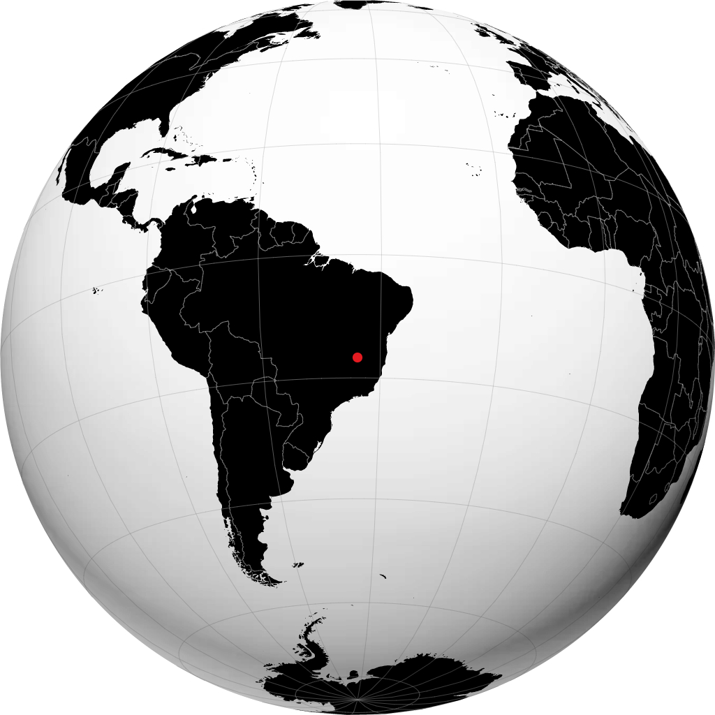 Montes Claros di globe