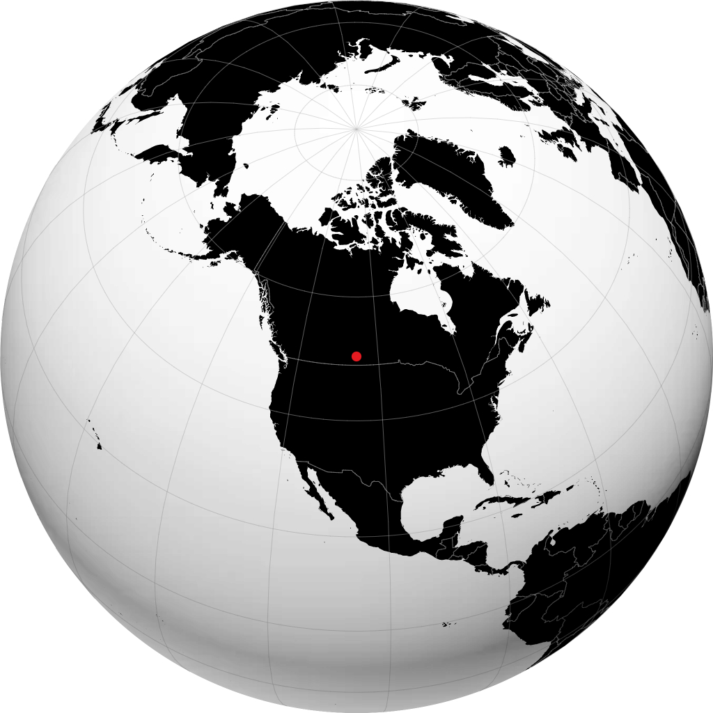 Moose Jaw di globe