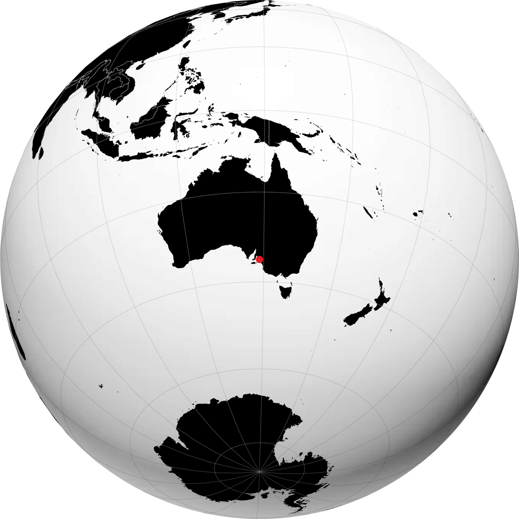 Mount Barker di globe