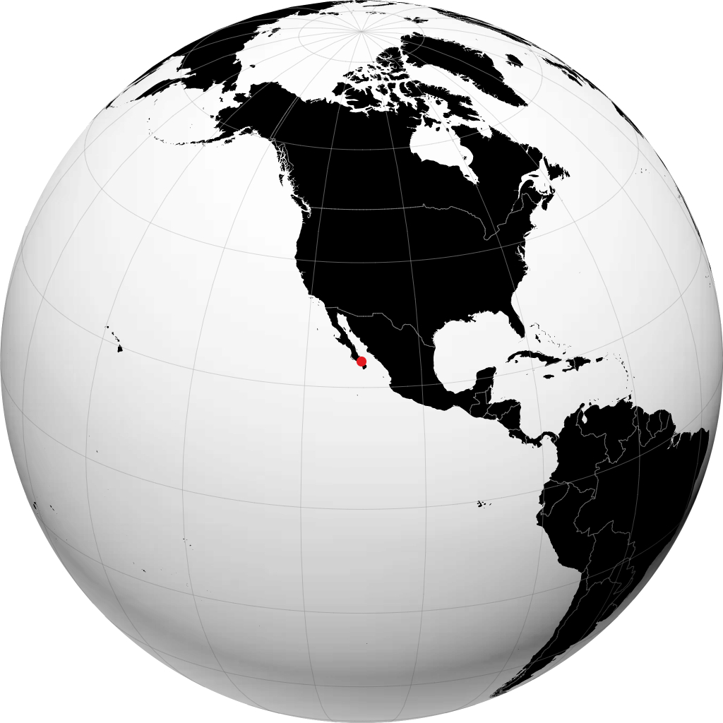 La Paz di globe