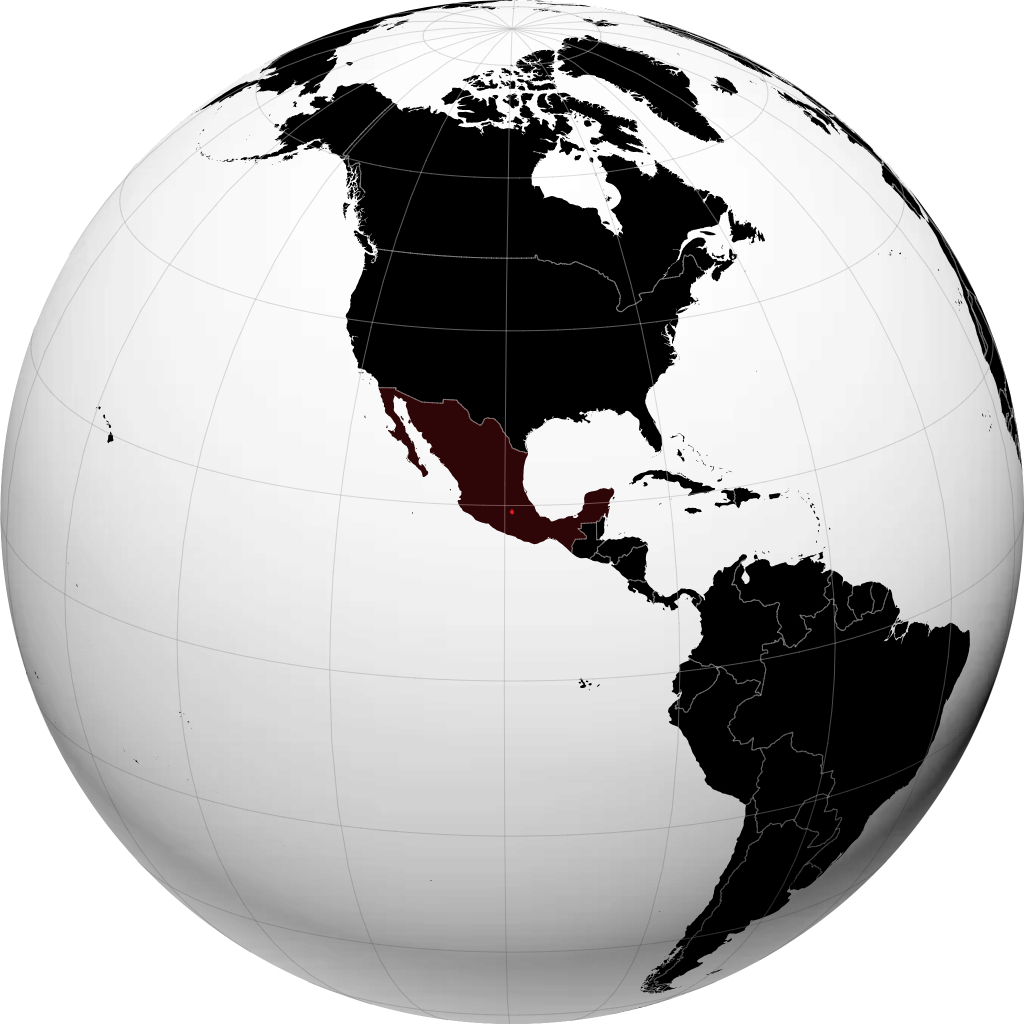 Distrik Federal di globe