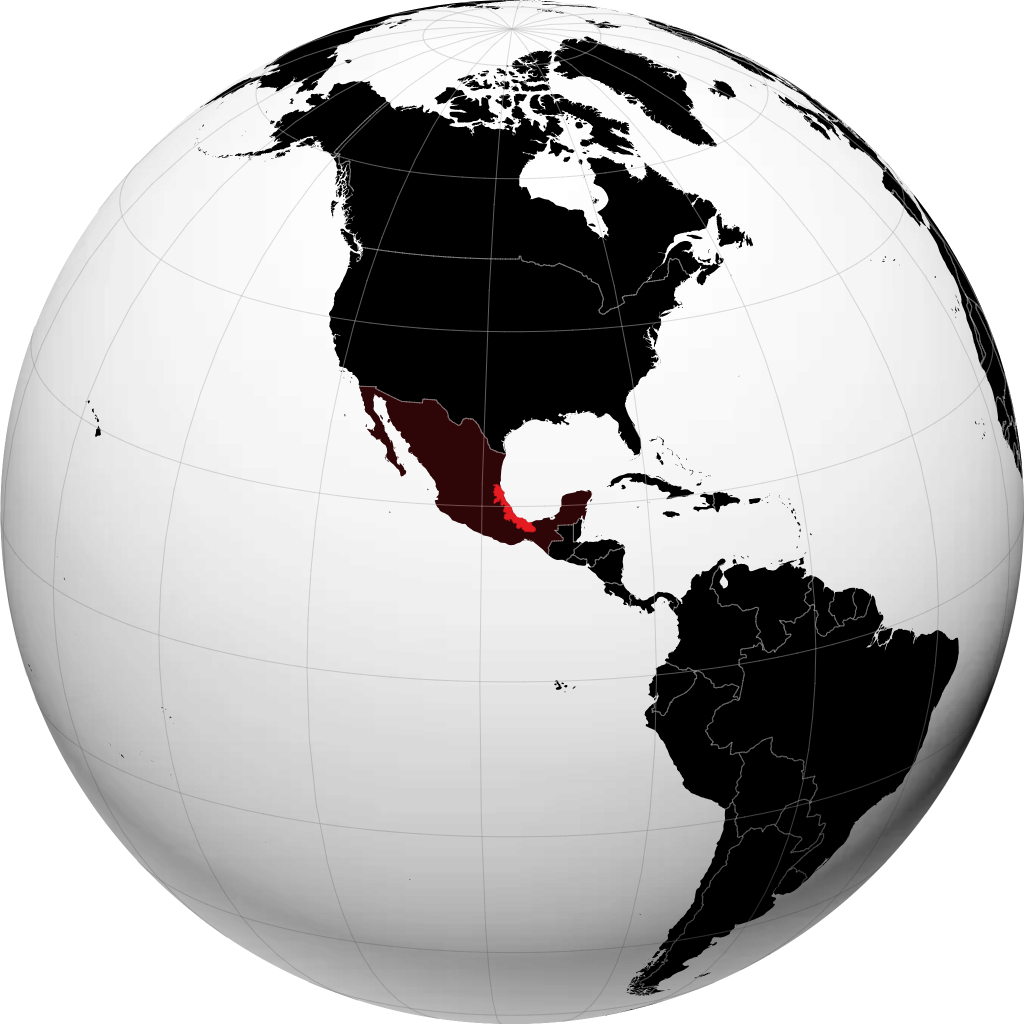 Negara Bagian Veracruz-Llave di globe