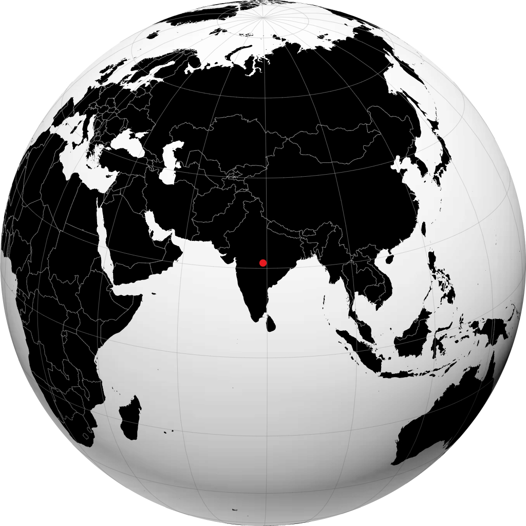 Nagpur di globe
