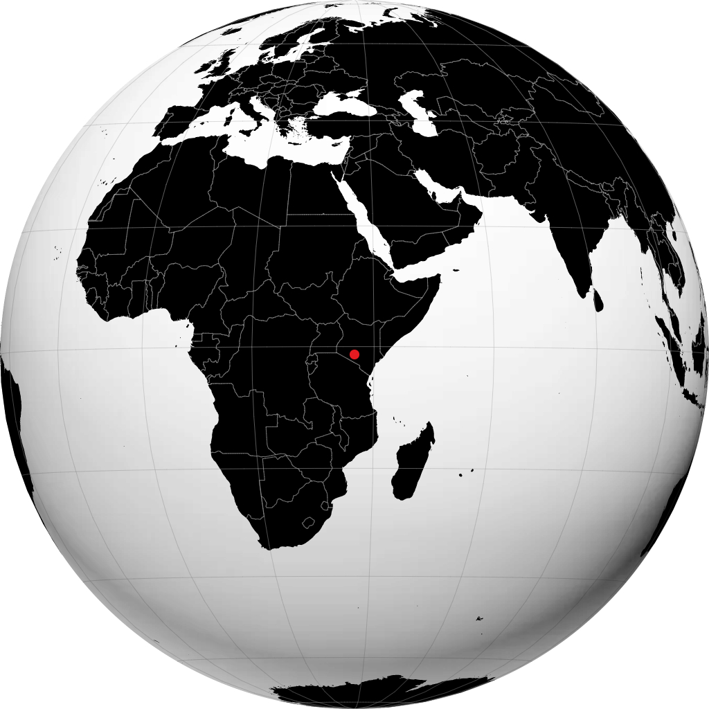 Nairobi di globe