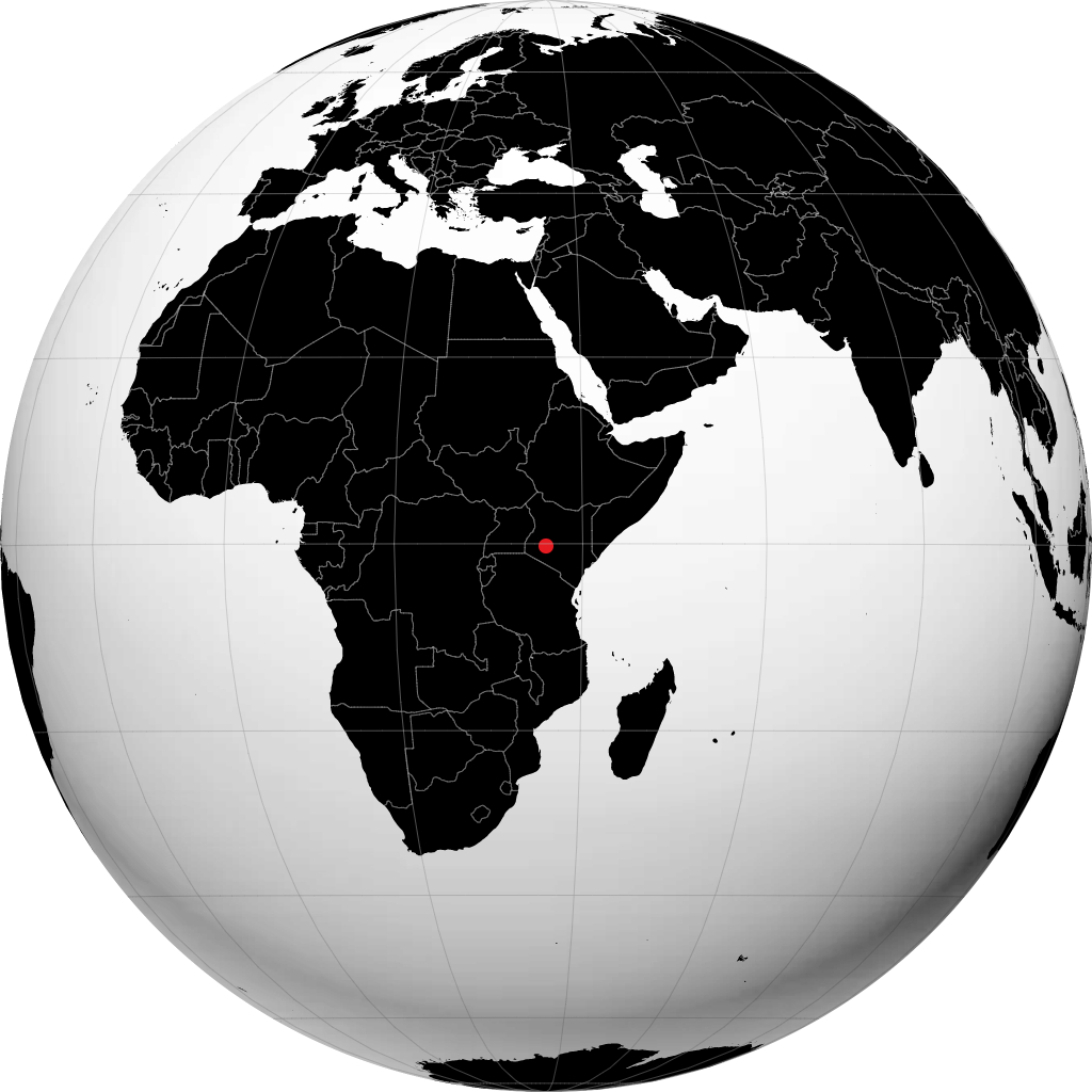 Nakuru di globe