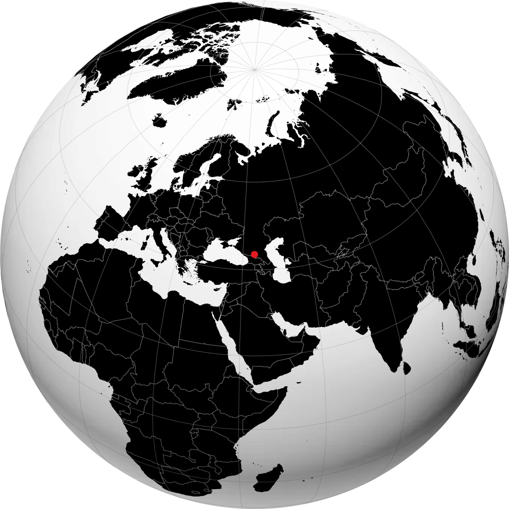 Nalchik di globe