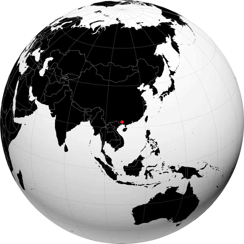 Nanning di globe