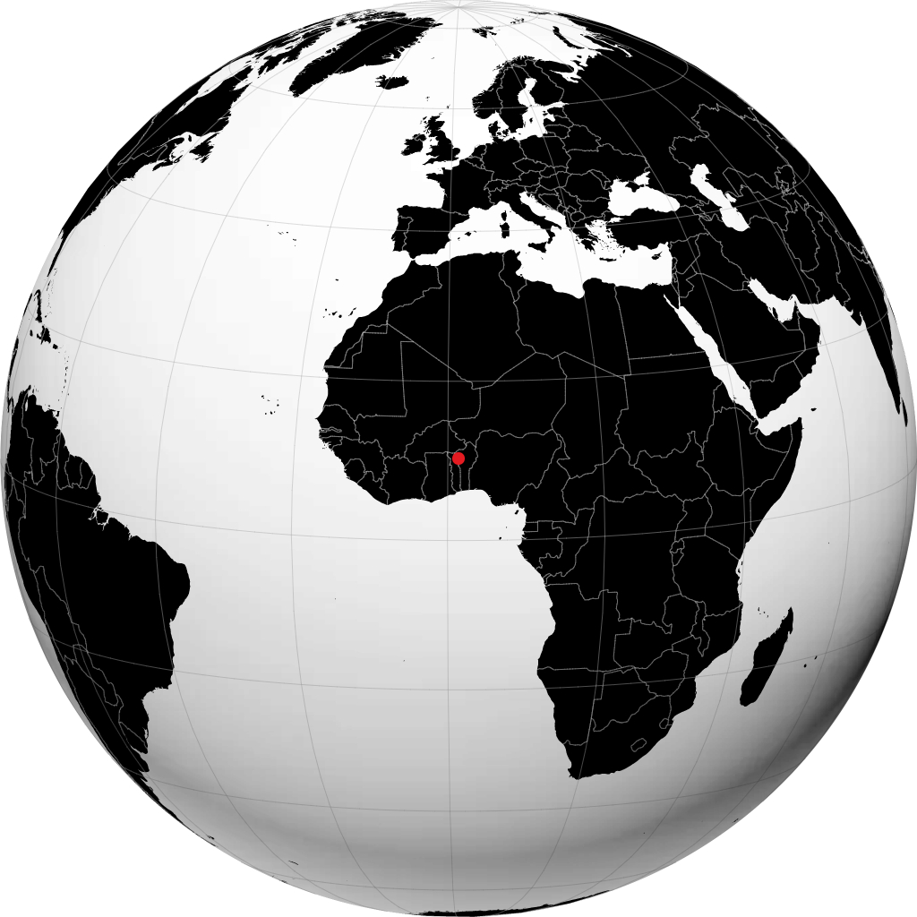 Natitingou di globe