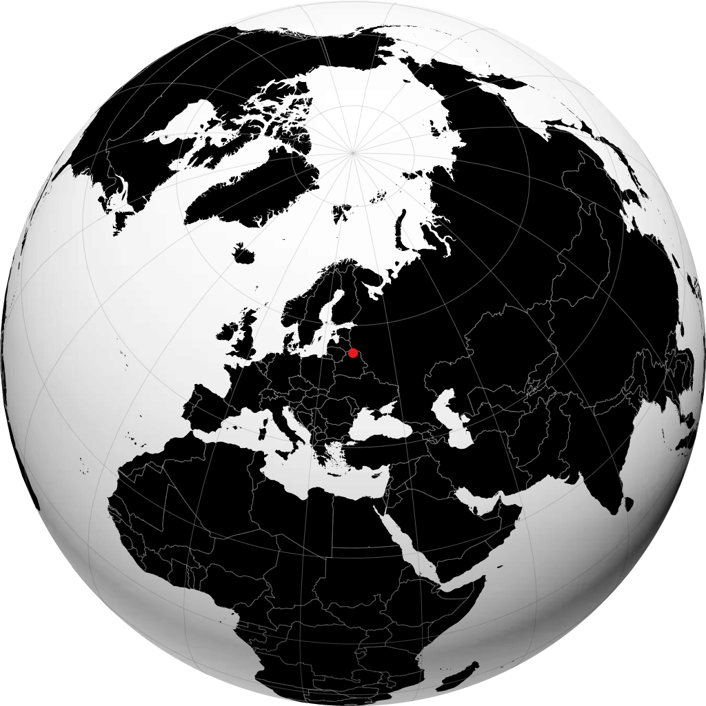 Navapolatsk di globe