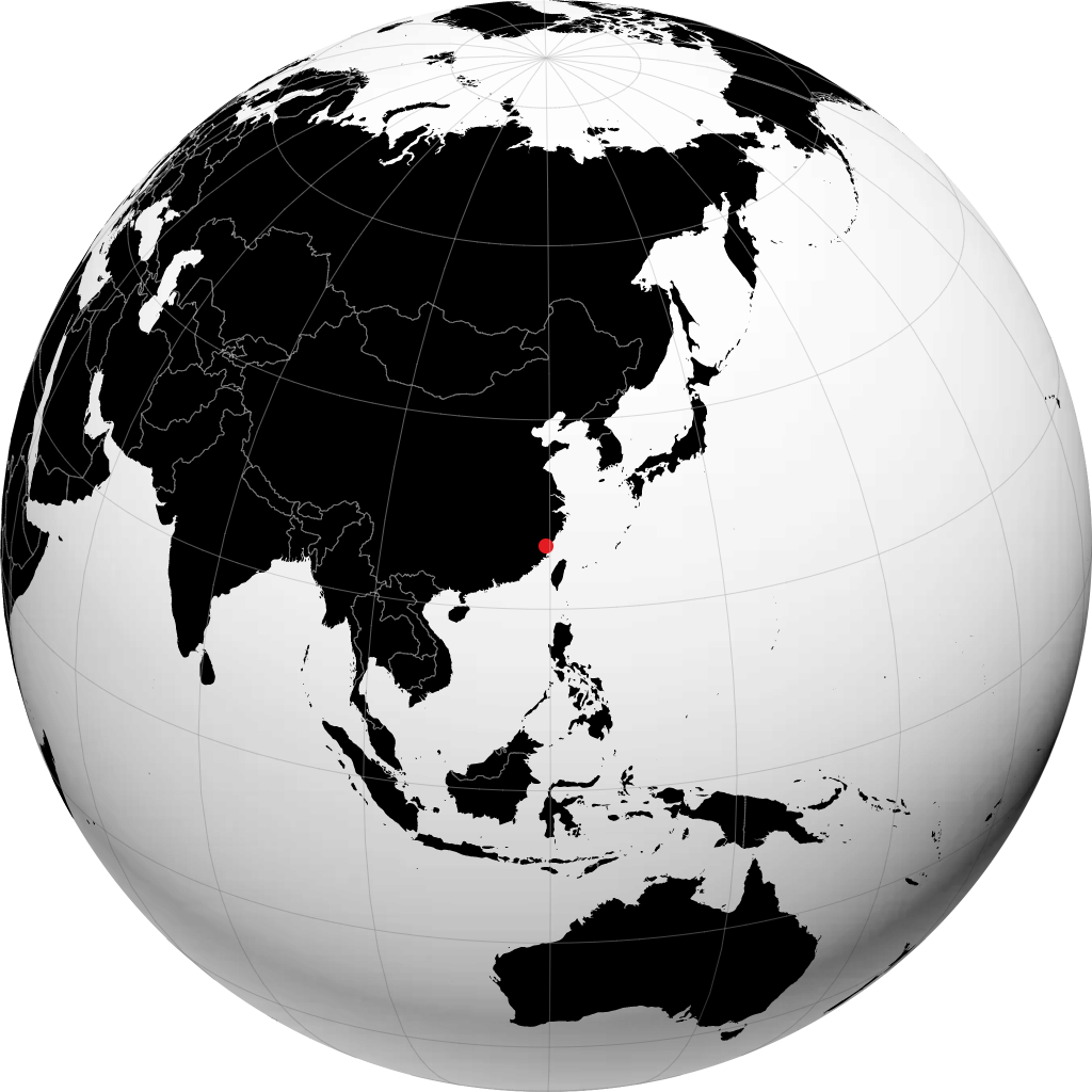 Ningde di globe