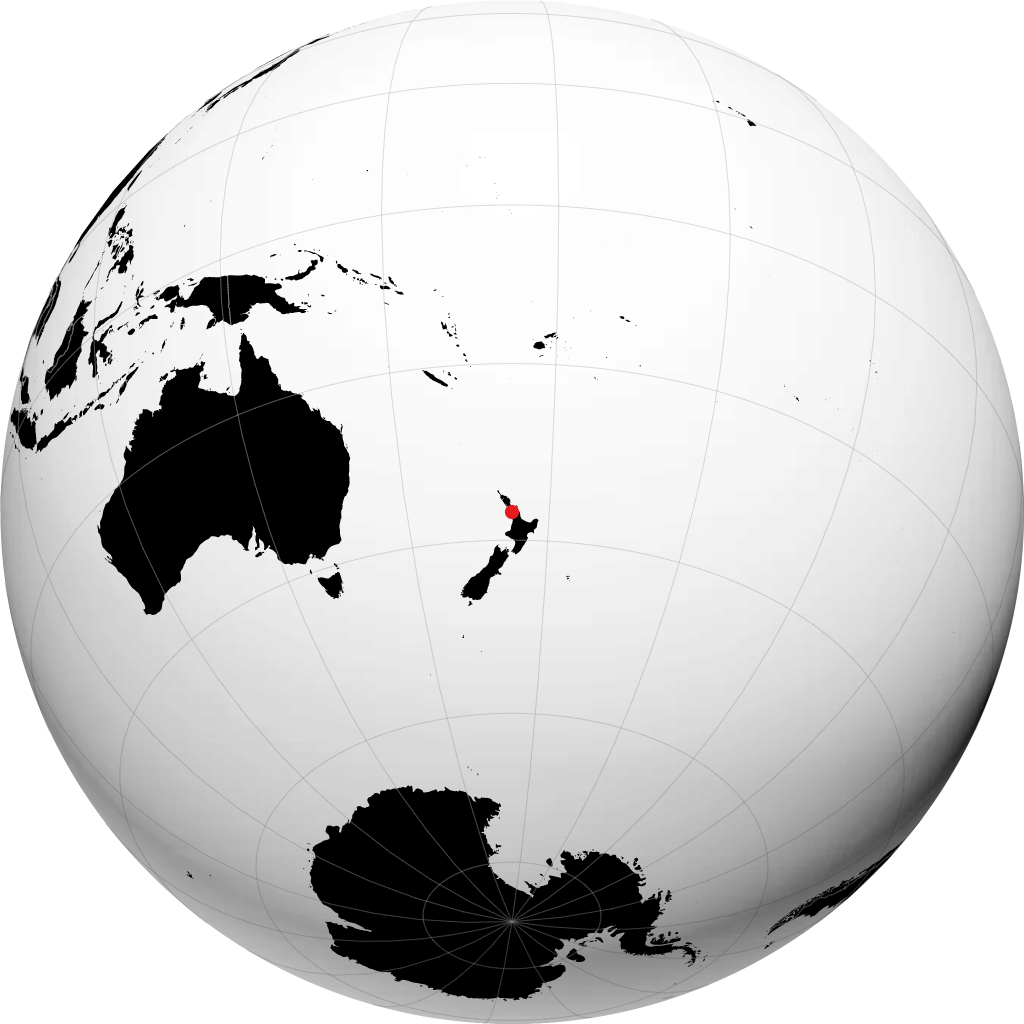 Auckland di globe