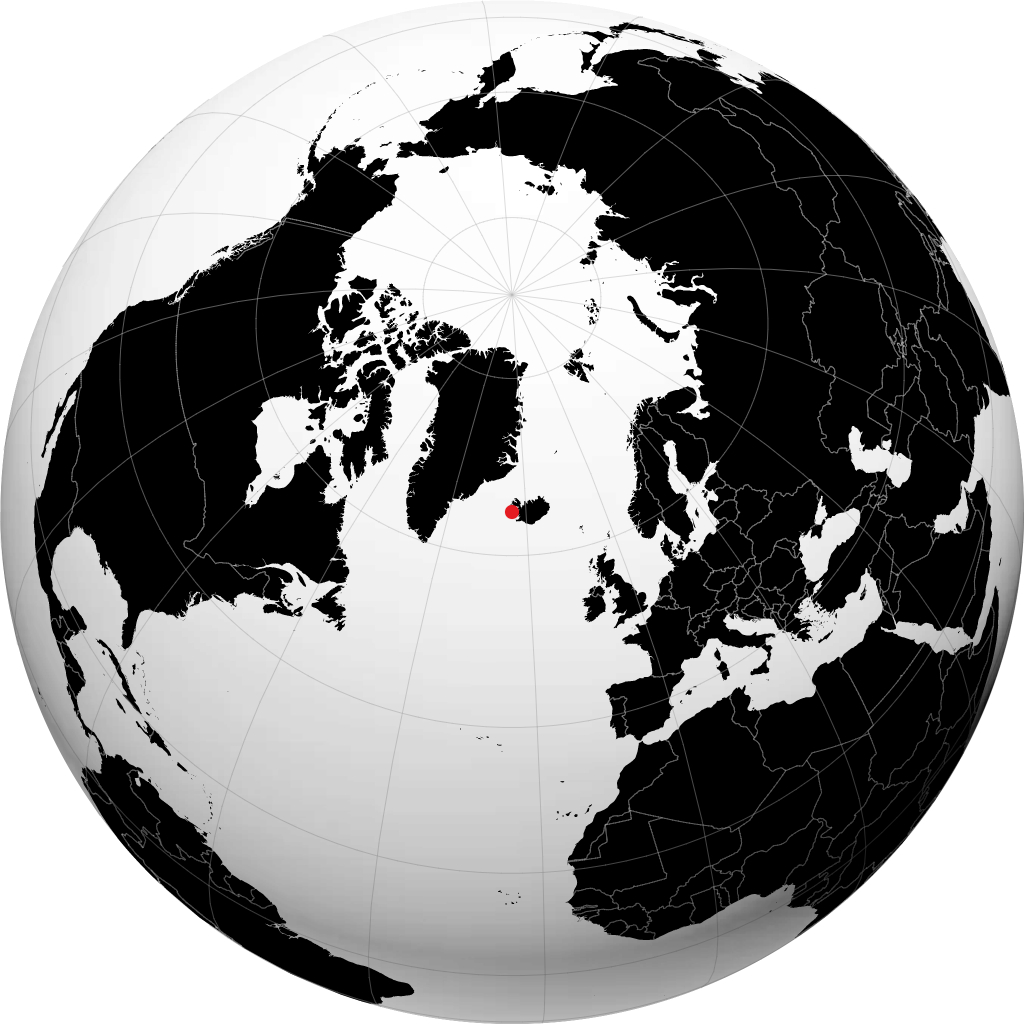 Ólafsvík di globe