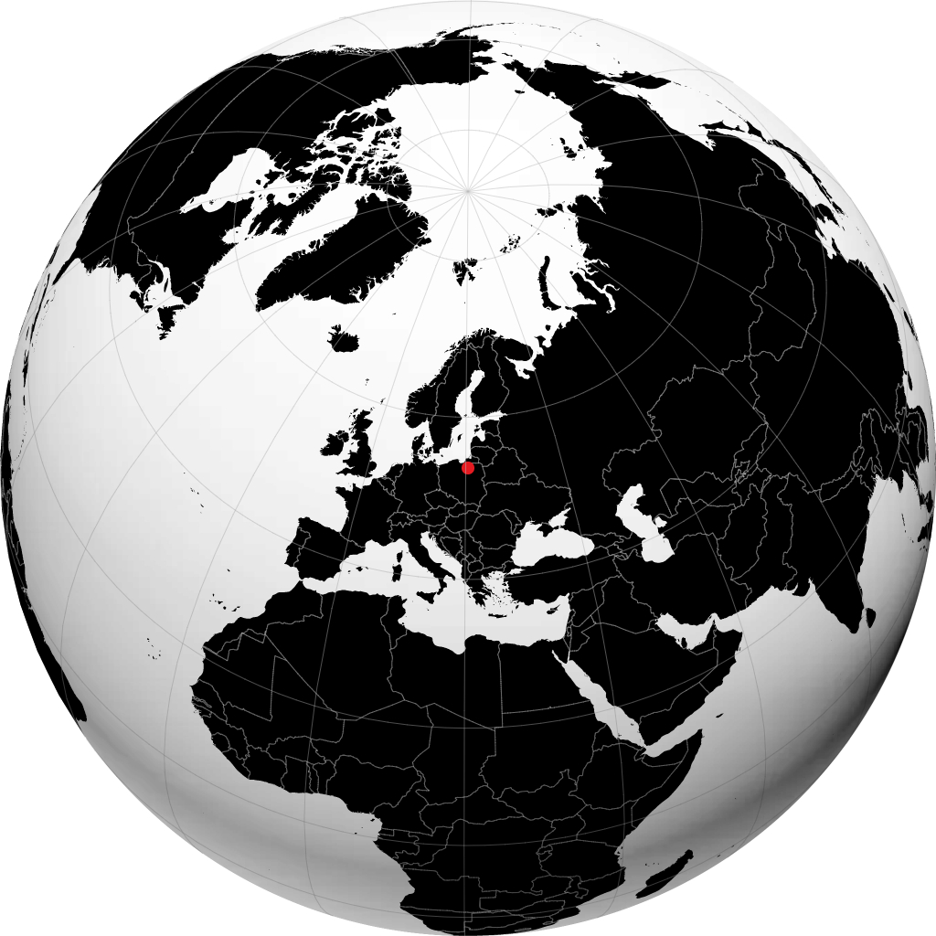 Olsztyn di globe