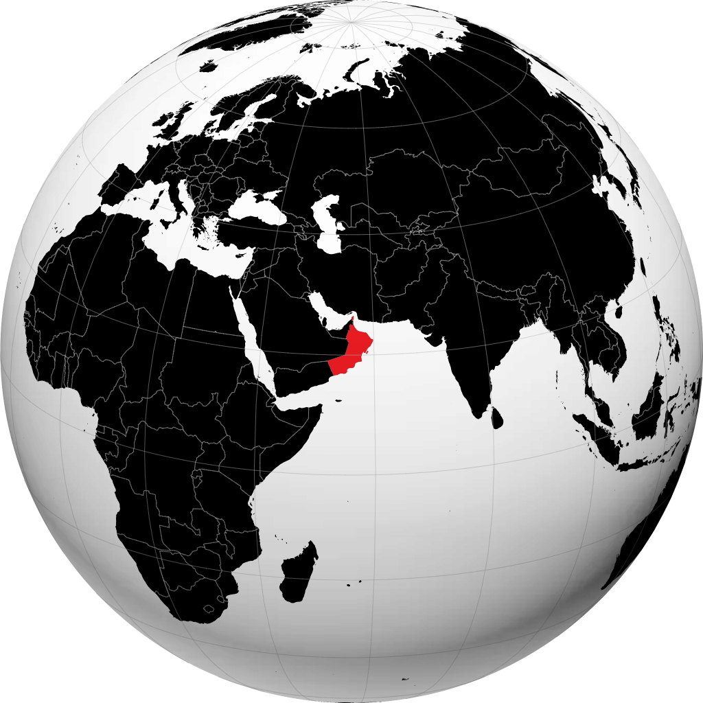 Oman di globe