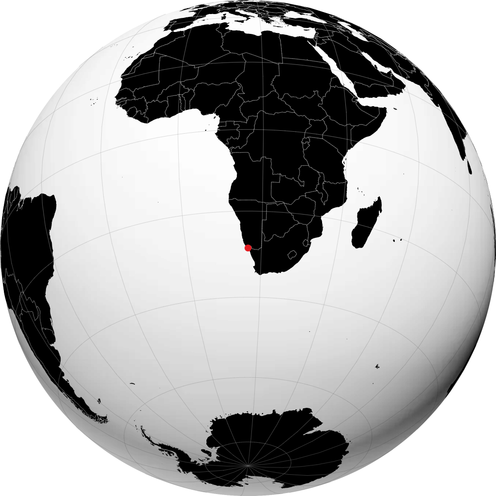 Oranjemund di globe