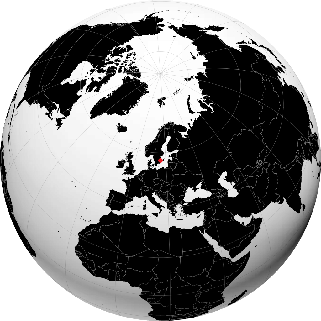 Oskarshamn di globe