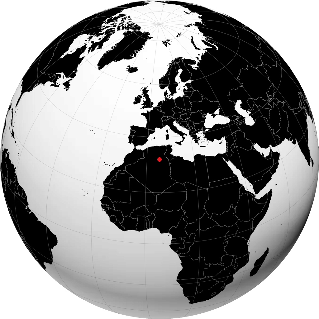 Ouargla di globe
