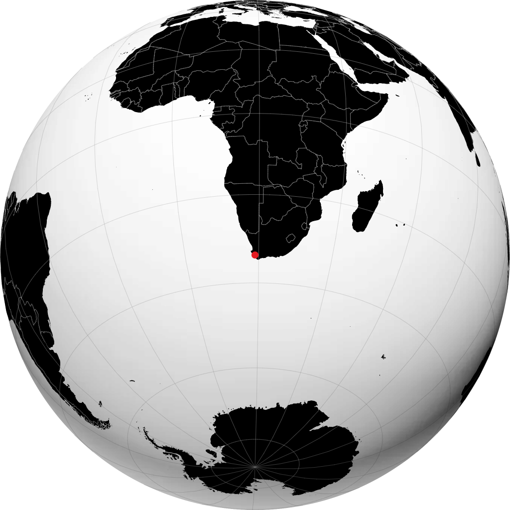 Paarl di globe