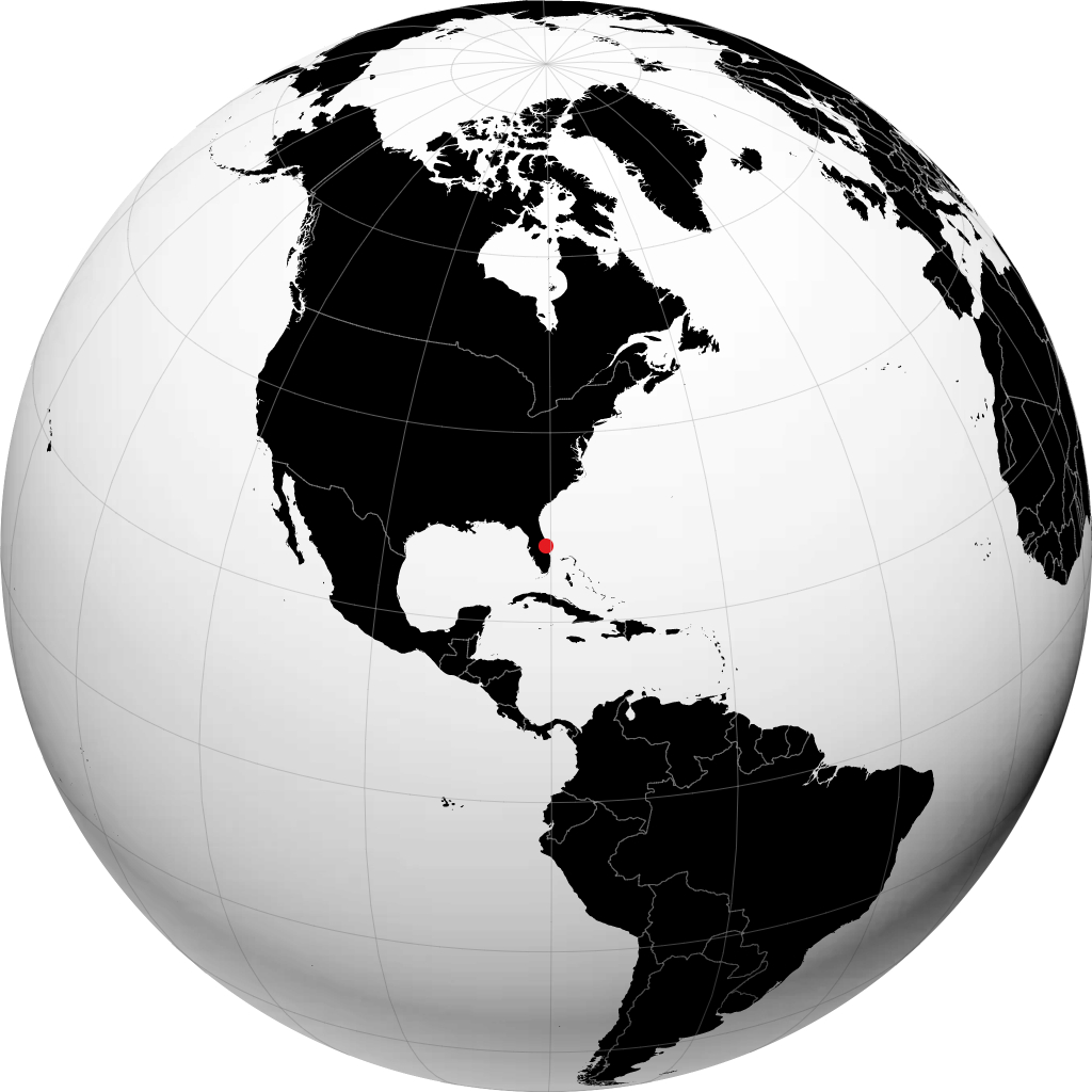 Palm Bay di globe