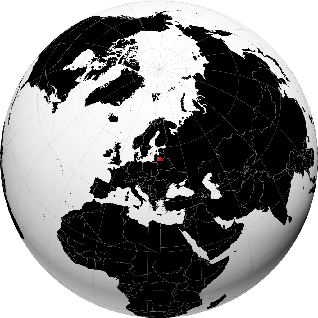 Panevezys di globe