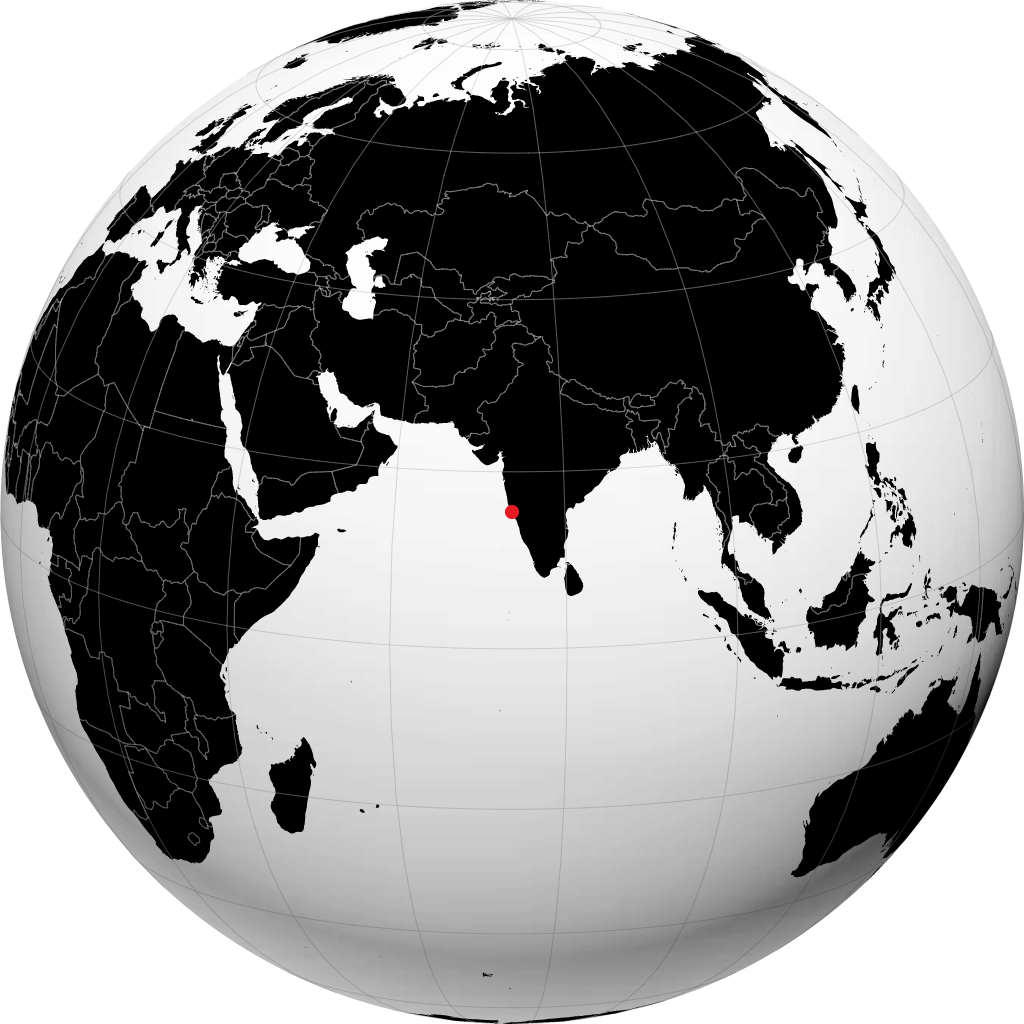 Panjim di globe