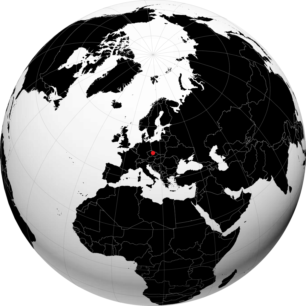 Pardubice di globe