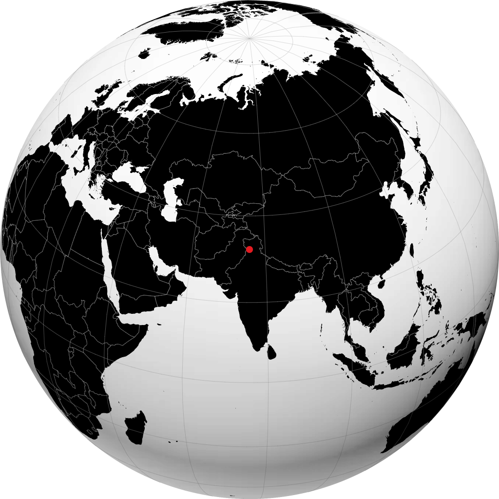 Pathankot di globe