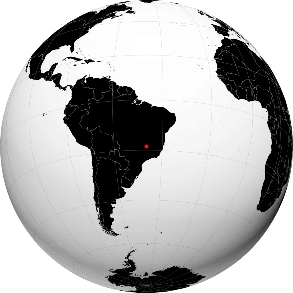 Patos de Minas di globe