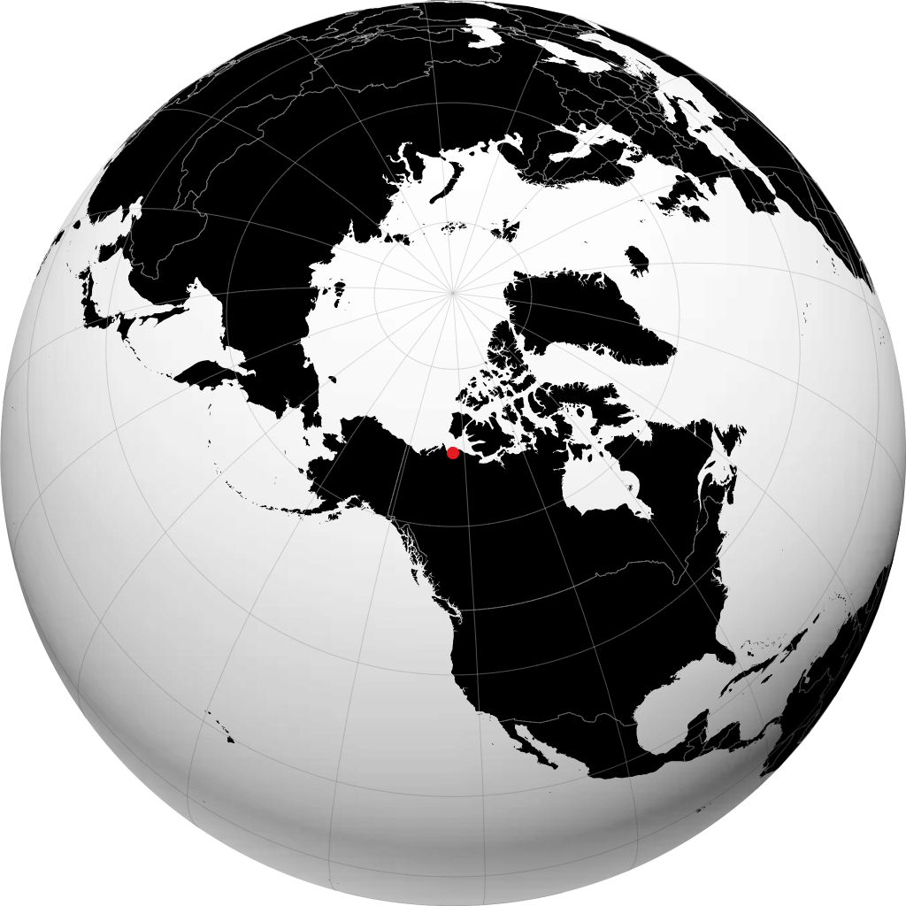 Paulatuk di globe