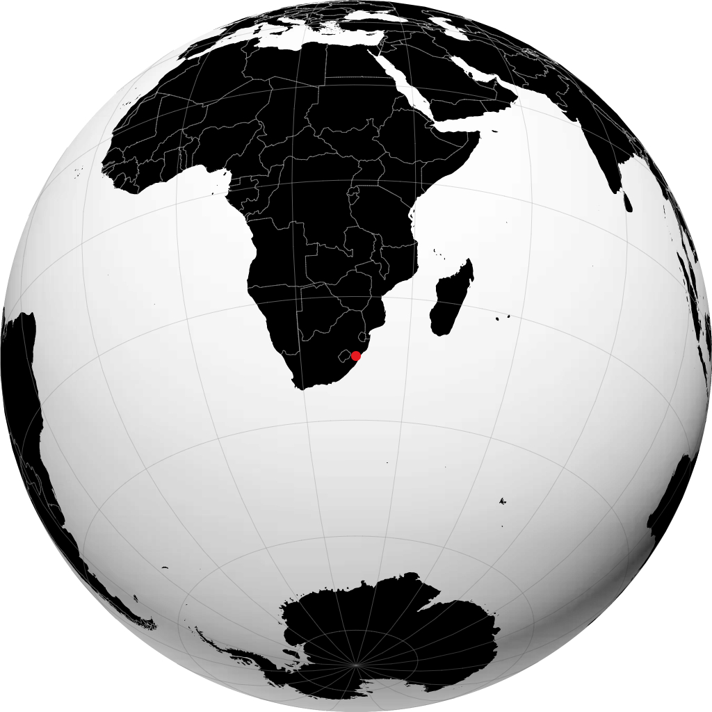 Pietermaritzburg di globe