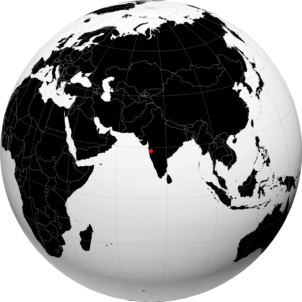 Pimpri-Chinchwad di globe