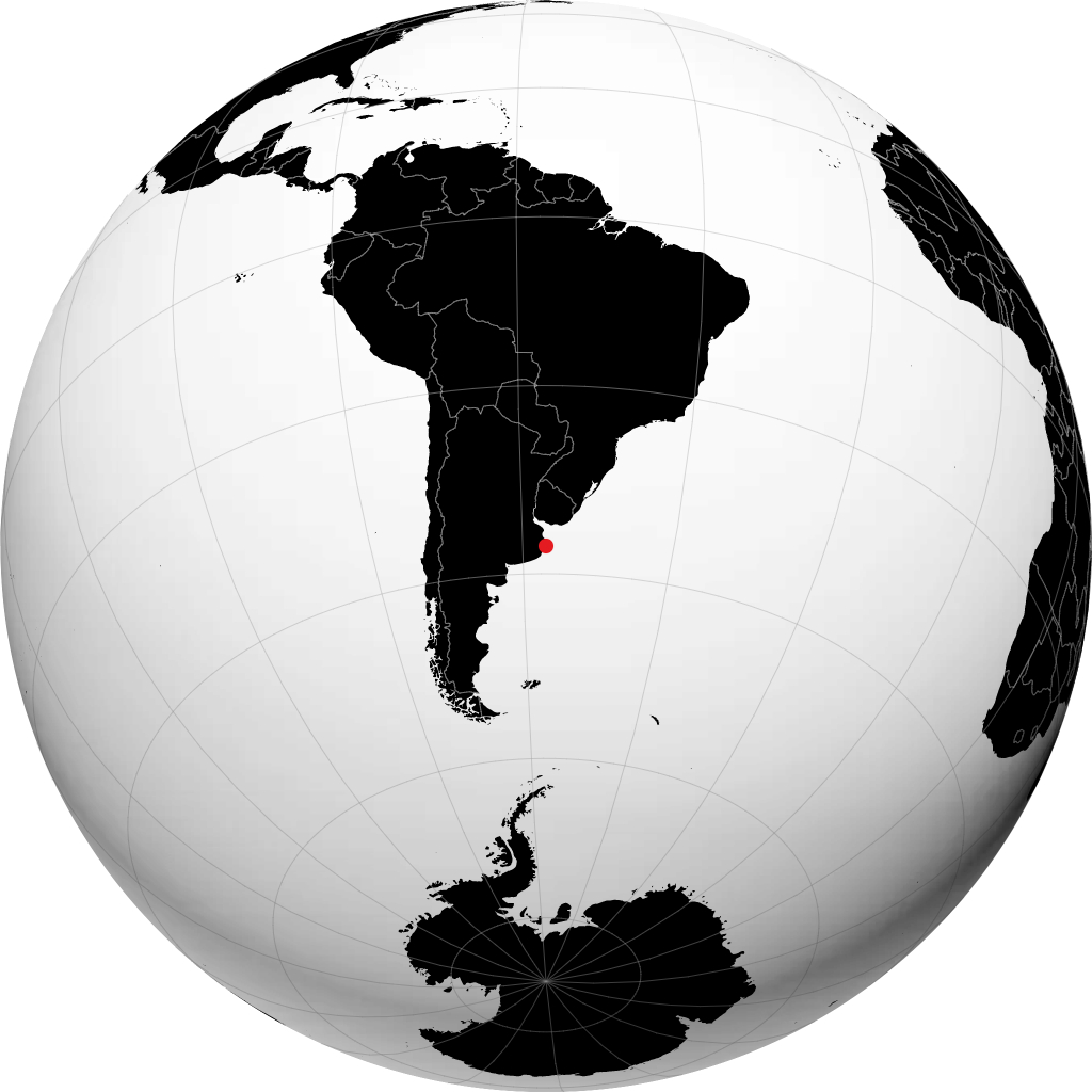 Pinamar di globe