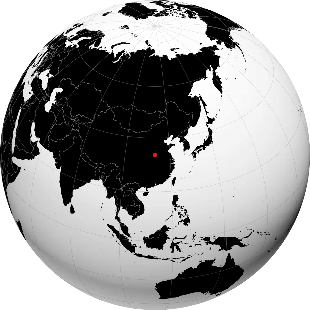 Pingdingshan di globe
