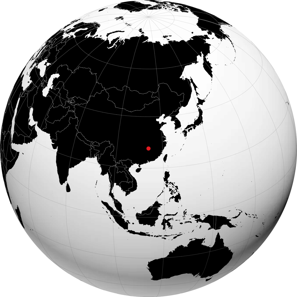Pingxiang di globe