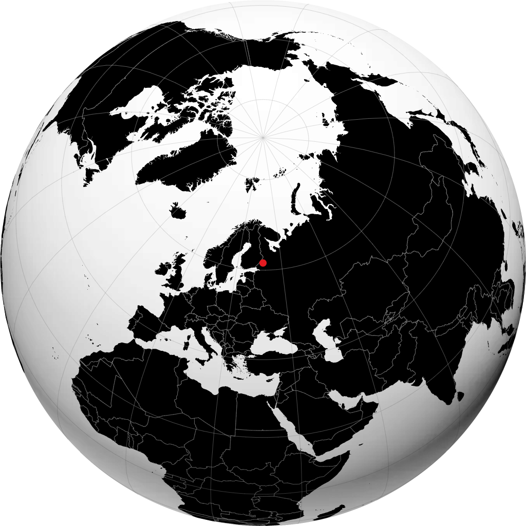 Pitkyaranta di globe