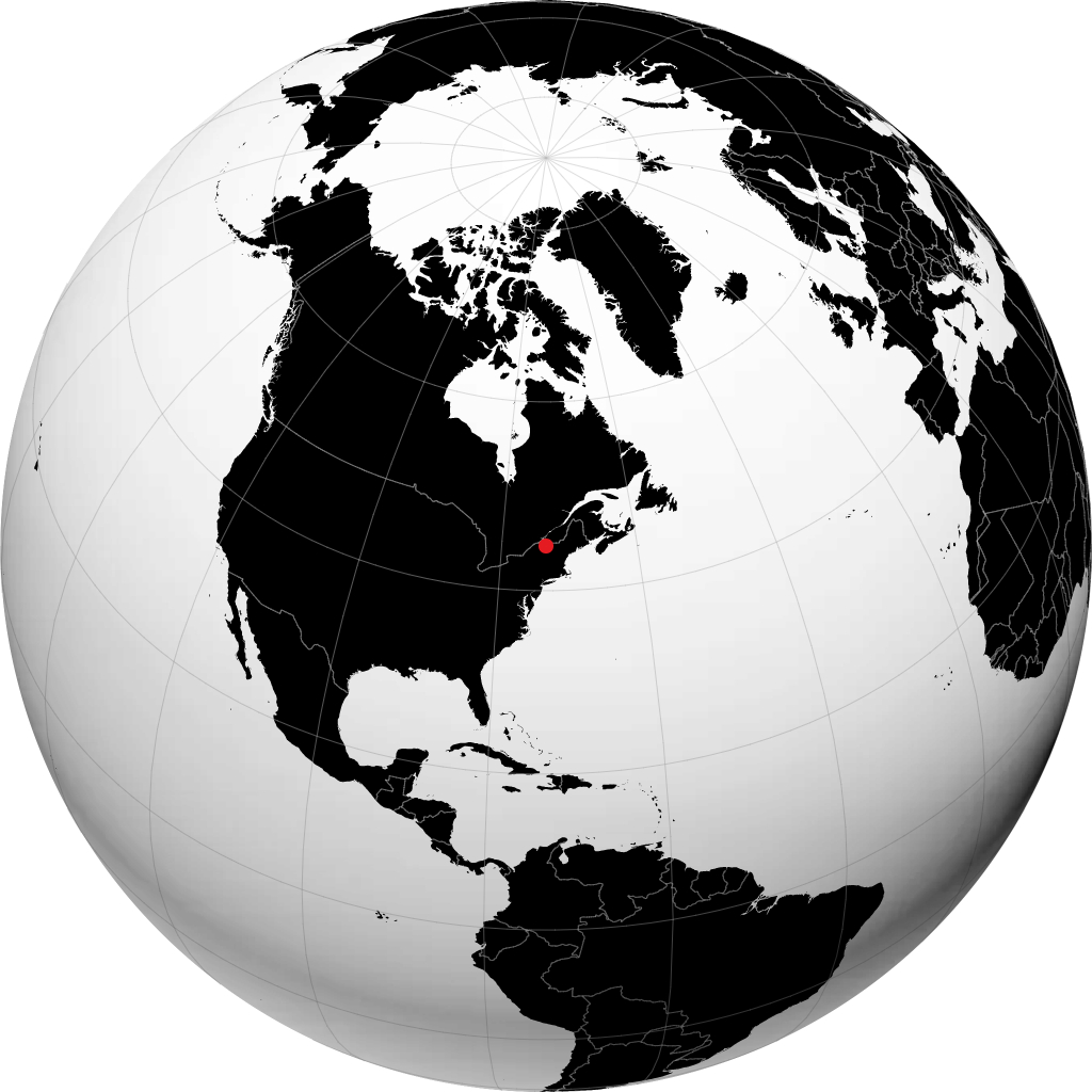 Plattsburgh di globe