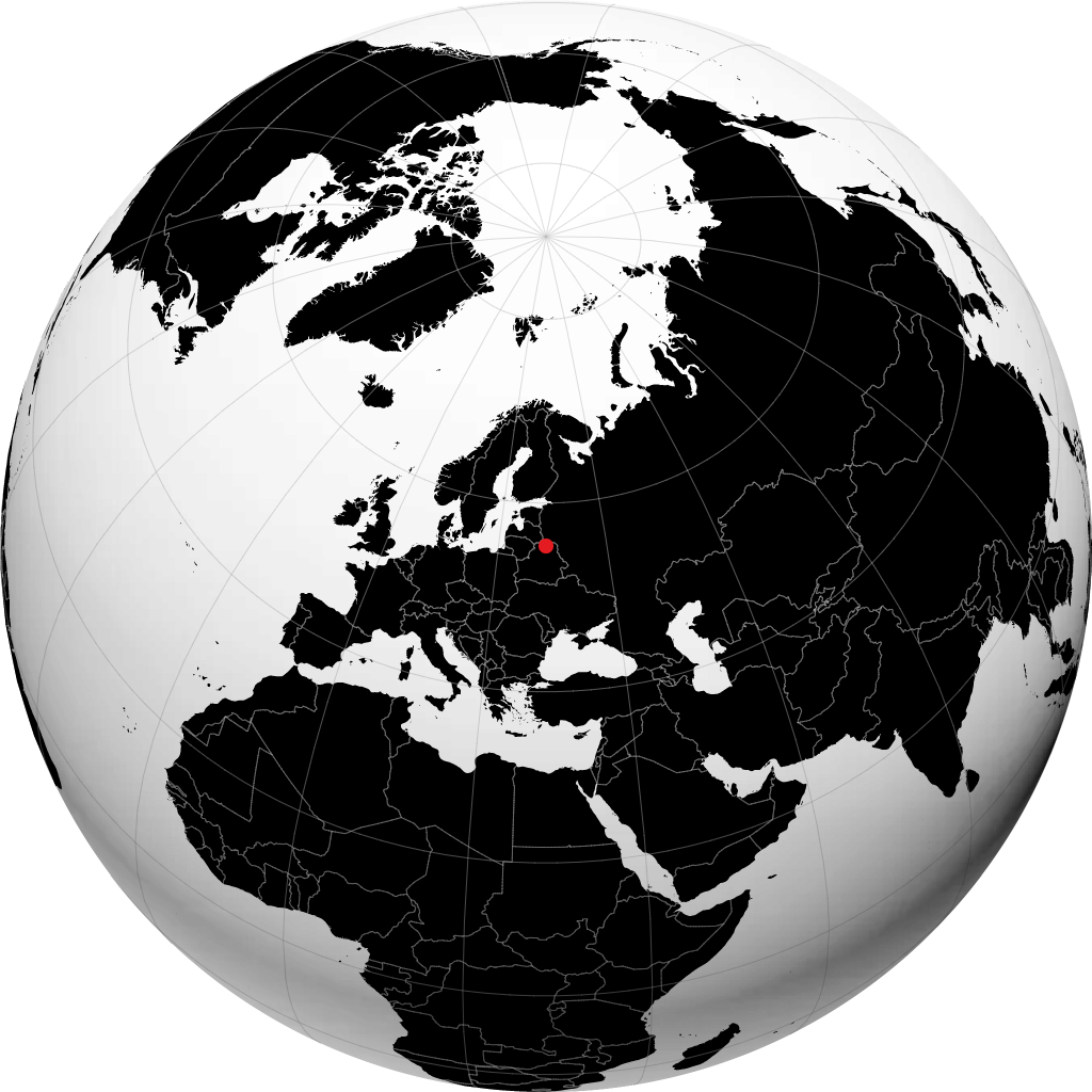Polatsk di globe